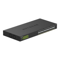 NETGEAR GS324PP - Switch - unmanaged - 24 x 10/100/1000 (PoE+) - desktop, rack-mountable - PoE+ (380 W) NETGEAR GS324PP - Switch - unmanaged - 24 x 10/100/1000 (PoE+) - desktop, rack-mountable - PoE+ (380 W)
