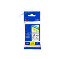 Brother TZe-121 - Standard adhesive - black on clear - Roll (0.9 cm x 8 m) 1 roll(s) laminated tape - for Brother PT-D210, D600, H110; P-Touch PT-1005, 1880, E800, H110; P-Touch Cube Plus PT-P710