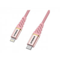 OtterBox Premium - Lightning cable - Lightning (M) to USB-C (M) - 1 m - shimmer rose pink - Power Delivery support - for Apple iPad/iPhone/iPod (Lightning) OtterBox Premium - Lightning cable - Lightning (M) to USB-C (M) - 1 m - shimmer rose pink - Power Delivery support - for Apple iPad/iPhone/iPod (Lightning)