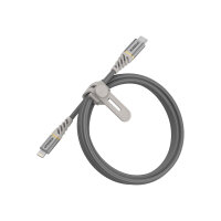 OtterBox Premium - Lightning cable - Lightning (M) to USB-C (M) - 1 m - silver dust - Power Delivery support - for Apple iPad/iPhone/iPod (Lightning) OtterBox Premium - Lightning cable - Lightning (M) to USB-C (M) - 1 m - silver dust - Power Delivery support - for Apple iPad/iPhone/iPod (Lightning)