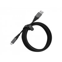 OtterBox Premium - USB cable - USB (M) to USB-C (M) - USB 2.0 - 3 m - dark ash black OtterBox Premium - USB cable - USB (M) to USB-C (M) - USB 2.0 - 3 m - dark ash black
