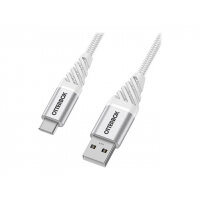 OtterBox Premium - USB cable - USB-C (M) to USB (M) - USB 2.0 - 3 A - 1 m - cloud white OtterBox Premium - USB cable - USB-C (M) to USB (M) - USB 2.0 - 3 A - 1 m - cloud white