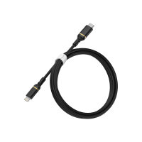 OtterBox Standard - Lightning cable - Lightning (M) to USB-C (M) - 1 m - black shimmer - USB Power Delivery (60W) - for Apple iPad/iPhone/iPod (Lightning)