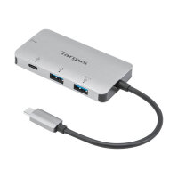 Targus Multi-Port - Hub - 2 x USB 3.2 Gen 1 + 1 x USB-C + 1 x USB-C (power pass-through) - desktop