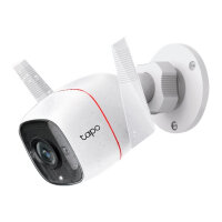 Tapo C310 - Network surveillance camera - outdoor - dustproof / weatherproof - colour (Day&amp;Night) - 3 MP - 2304 x 1296 - 2304p - fixed focal - audio - wireless - Wi-Fi - GbE - H.264 - DC 9 V