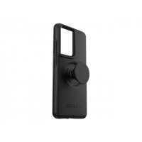 OtterBox Otter + Pop Symmetry Series - Back cover for mobile phone - polycarbonate, synthetic rubber - black - for Samsung Galaxy S21 Ultra 5G OtterBox Otter + Pop Symmetry Series - Back cover for mobile phone - polycarbonate, synthetic rubber - black - for Samsung Galaxy S21 Ultra 5G