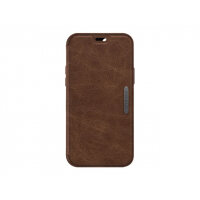 OtterBox Strada Series Folio - Flip cover for mobile phone - leather, polycarbonate, metal latch - espresso brown - slim design - for Apple iPhone 12, 12 Pro OtterBox Strada Series Folio - Flip cover for mobile phone - leather, polycarbonate, metal latch - espresso brown - slim design - for Apple iPhone 12, 12 Pro