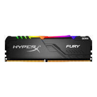 HyperX FURY RGB - DDR4 - module - 16 GB - DIMM 288-pin - 3200 MHz / PC4-25600 - CL16 - 1.35 V - unbuffered - non-ECC - black HyperX FURY RGB - DDR4 - module - 16 GB - DIMM 288-pin - 3200 MHz / PC4-25600 - CL16 - 1.35 V - unbuffered - non-ECC - black