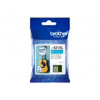 Brother LC421XLC - High Yield - cyan - original - ink cartridge - for Brother DCP-J1140DW, MFC-J1010DW