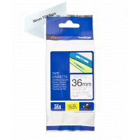 Brother Black On Clear Label Tape 36mm x 8m - TZE161