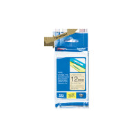 Brother TZe-MPGG31 12mm Black on Gold Geometric Patterned P-touch TZe Laminated Tape Cassette 4 Metres