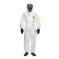 DuPont Tychem 4000 S CHZ5 Extra Large Hooded Coverall White