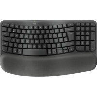 Logitech Wave Keys for Business keyboard RF Wireless + Bluetooth QWERTY UK English Graphite