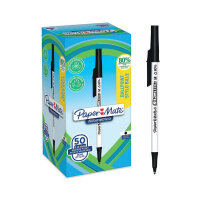 PaperMate Kilometrico Ballpoint Pen 1.0mm Black (Pack of 50) 2187701