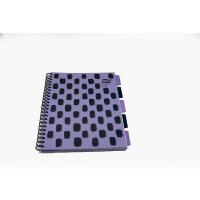 Europa Splash Project Book 200 Lined Pages A4 Purple Cover (Pack of 3) EU1506Z