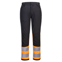 Portwest CD888 WX2 Eco Hi-Vis Class 1 Service Trousers Orange/Black 34