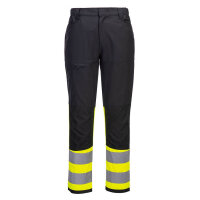 Portwest CD888 WX2 Eco Hi-Vis Class 1 Service Trousers Yellow/Black 34