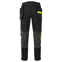 Portwest EV440 EV4 Stretch Detachable Holster Trouser Black Tall 36