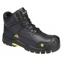 Portwest FC18 Apex Composite Mid Boot S3S ESD HRO SR SC FO Black/Yellow 46