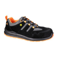 Portwest FE07 Composite Trainer S1 ESD SR FO Black/Orange 44