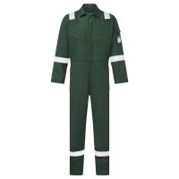 Portwest FR28 Flame Resistant Light Weight Anti-Static Coverall 280g Green M