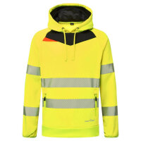 Portwest DX483 DX4 Hi-Vis Overhead Hoodie Yellow/Black S