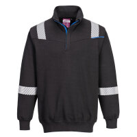 Portwest FR710 WX3 Flame Resistant Sweatshirt Black XXXL