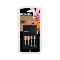 Duracell 4 Hour Battery Charger CEF14 with 2x AA&#47;2x AAA Batteries 5004979