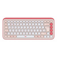 Logitech POP Icon Keys keyboard Universal Bluetooth QWERTY UK English Pink, White