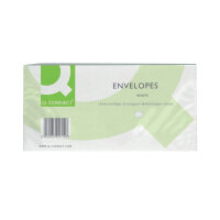 5 Star Office DL Envelopes Window Peel and Seal 80gsm White (Pack of 25) FS600388