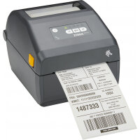 Zebra ZD421 Thermal Transfer Label Printer – 300 DPI, 305 mm/s, USB/Bluetooth, Ethernet LAN, 4.09" Print Width, Rugged Design – Model ZD4A043-C0EE00EZ