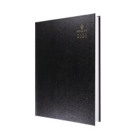 Collins A4 Desk Diary 2 Pages Per Day Black 2026 4726