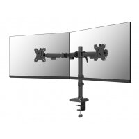 Neomounts DS60-600BL2 Monitor arm 10-32" - Quick-fix - 180°-stop