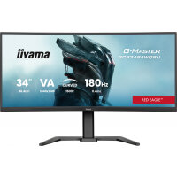 iiyama G-MASTER GCB3484WQSU-B1 computer monitor 86.4 cm (34") 3440 x 1440 pixels UltraWide Quad HD LED Black