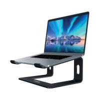 Contour Ergonomics Riser Style Laptop Stand For Laptops Up To 17 Inches Black CE10138