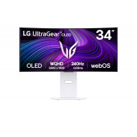 LG 34GX90SA-W computer monitor 86.4 cm (34") 3440 x 1440 pixels Wide Quad HD OLED White