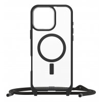 OtterBox React Necklace Series for MagSafe for iPhone 16 Pro Max, Black Crystal