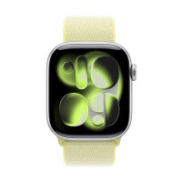 Apple MFFF4ZM/A Smart Wearable Accessories Band Yellow Nylon, Recycled polyester, Spandex