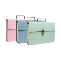 Exacompta Autentik Expanding Multipart Filing Box A4 Assorted 56339E