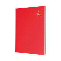 Collins A4 Desk Diary Week To View Red 2027 40-15.27