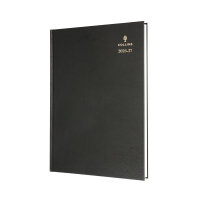 Collins Academic Diary Day Per Page A4 Black 2026-2027 44MBLK26