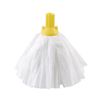 2Work Big White Mop Head Yellow Pack of 10 2W10495