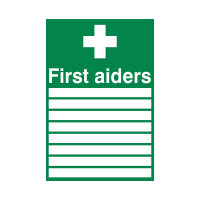 5 Star First Aider Sign SAVE Vinyl 300x200mm VKS007SAV2030