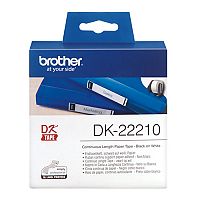 Brother DK 22210 Label Continuous Paper Tape 29mm x 30.48m White Brother DK 22210 Label Continuous Paper Tape 29mm x 30.48m White