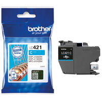 Brother Genuine Ink Cartridge Standard Yield Cyan LC421C - Brother LC 421