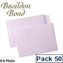 Basildon Bond C4 White 100gsm Envelopes Pocket Peel and Seal Recycled Pack 50 Ref L80281 Basildon Bond C4 White 100gsm Envelopes Pocket Peel and Seal Recycled Pack 50 Ref L80281