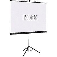 Bi-Office Tripod Projection Screen 125cm x 125cm - 69" Diagonal - Colour: White - 9D006028 Bi-Office Tripod Projection Screen 125cm x 125cm - 69" Diagonal - Colour: White - 9D006028