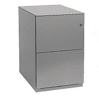 Bisley Note Pedestal Free Standing 2 Filing Drawers Grey Bisley Note Pedestal Free Standing 2 Filing Drawers Grey