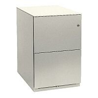Bisley Note Pedestal Free Standing 2 Filing Drawers White Bisley Note Pedestal Free Standing 2 Filing Drawers White