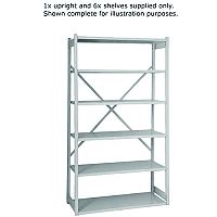 Bisley Shelving Extension Kit W1000 x D460mm Grey BY838033 Bisley Shelving Extension Kit W1000 x D460mm Grey BY838033